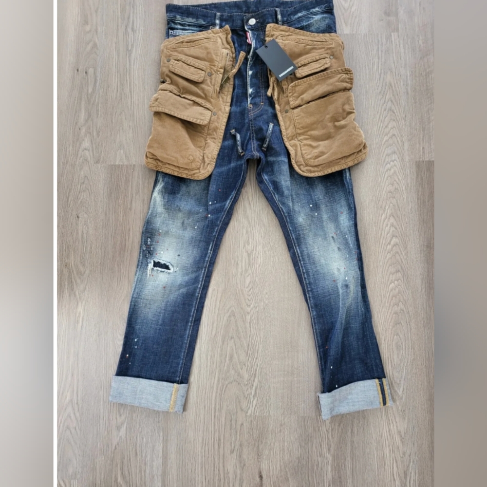 Dsquared2 dark utilities slim jeans